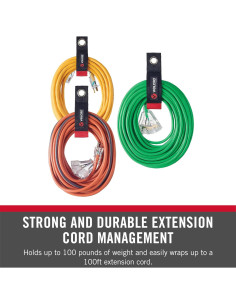 Organizador de Cables de Extensión VELCRO 3-pk 10/14/18 cm 2