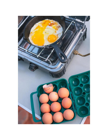 Contenedor de Huevos Stansport Verde para 12 Huevos Contenedor de Huevos Stansport Verde para 12 Huevos