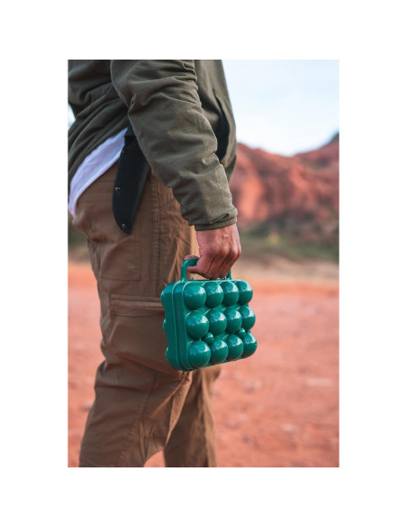 Contenedor de Huevos Stansport Verde para 12 Huevos Contenedor de Huevos Stansport Verde para 12 Huevos