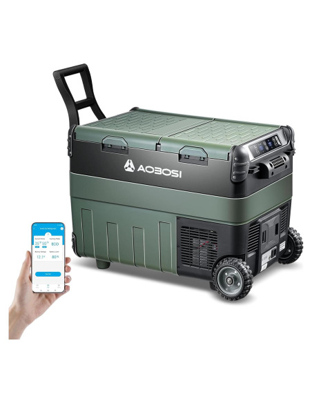 Refrigerador de Coche AAOBOSI 40L Doble Zona Control APP Refrigerador de Coche AAOBOSI 40L Doble Zona Control APP