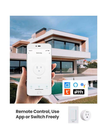 Enchufe Inteligente Zoiinet SW-AK1, Control por Voz y Temporizador Enchufe Inteligente Zoiinet SW-AK1, Control por Voz y Temporizador