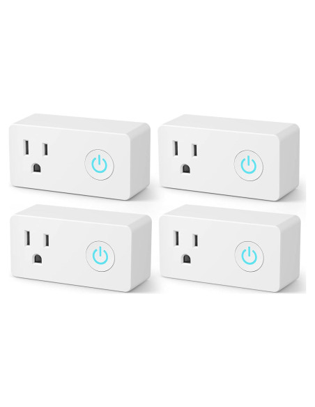 Enchufe Inteligente BN-LINK WiFi 4 Unidades Control por Voz Enchufe Inteligente BN-LINK WiFi 4 Unidades Control por Voz