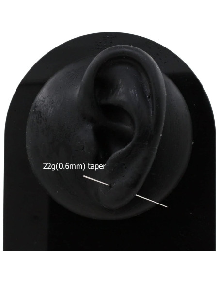 Taper de Inserción Acero 316L 22G para Piercing Corporal Taper de Inserción Acero 316L 22G para Piercing Corporal