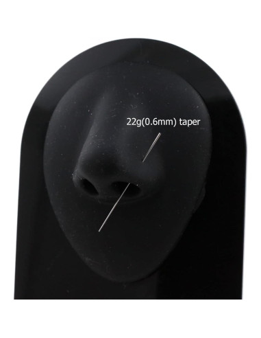 Taper de Inserción Acero 316L 22G para Piercing Corporal