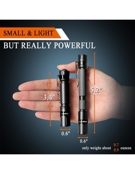 Mini Linterna LED AAclass SF-8300 3 Modos Compacta Mini Linterna LED AAclass SF-8300 3 Modos Compacta