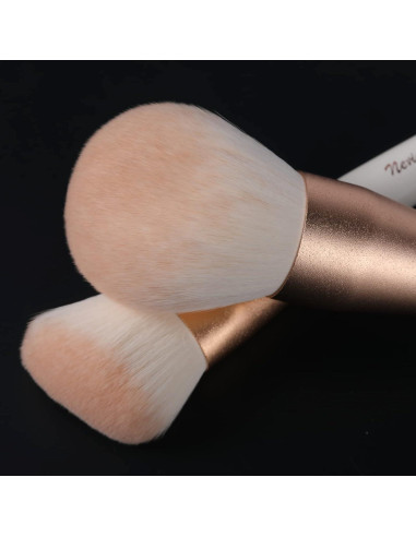 Juego de Brochas de Maquillaje EVRCHGIEA 12 Piezas Cerdas Suaves