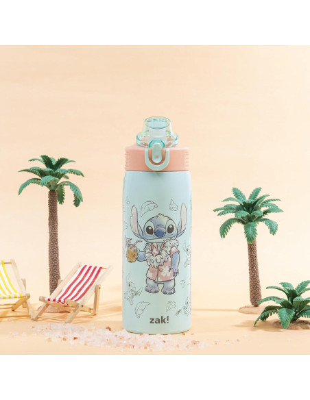 Botella de Agua Zak Designs 19oz Acero Inoxidable Stitch Botella de Agua Zak Designs 19oz Acero Inoxidable Stitch