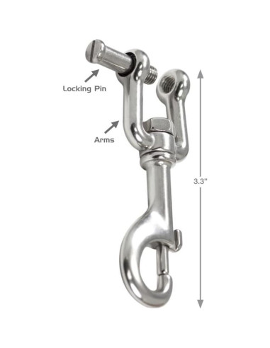 Soporte para Mangueras XS Scuba Acero Inoxidable