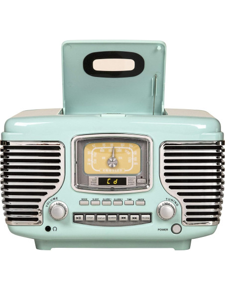 Radio Corsair Crosley CR612B-AB AM/FM Bluetooth CD Azul Radio Corsair Crosley CR612B-AB AM/FM Bluetooth CD Azul