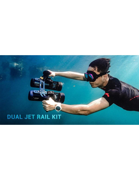 Kit de Riel Doble Jet LEFEET S1 para Buceo Kit de Riel Doble Jet LEFEET S1 para Buceo