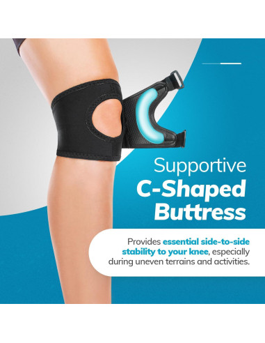 Faja de Rodilla BraceAbility XS - Soporte para Tendonitis y Dolor