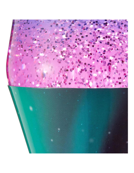 Lámpara Lava LAVA 36.83 cm Multicolor Brillo Plateado Lámpara Lava LAVA 36.83 cm Multicolor Brillo Plateado