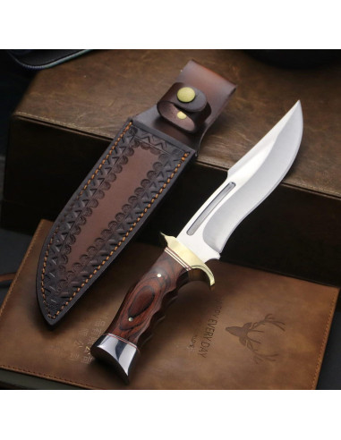 Cuchillo de Caza WPKOPYA YMX-zd1-78 Acero Inoxidable 18.4 cm