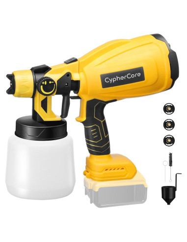 Pulverizador de pintura CypherCore 700W 1L 3 boquillas