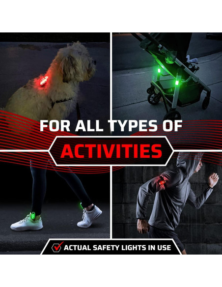 Juego de Luces Recargables GearLight para Bicicleta - 4 Piezas Juego de Luces Recargables GearLight para Bicicleta - 4 Piezas