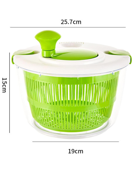 Espiralador de Ensalada XAYCDEHN 5 Cuartos Verde Blanco Espiralador de Ensalada XAYCDEHN 5 Cuartos Verde Blanco