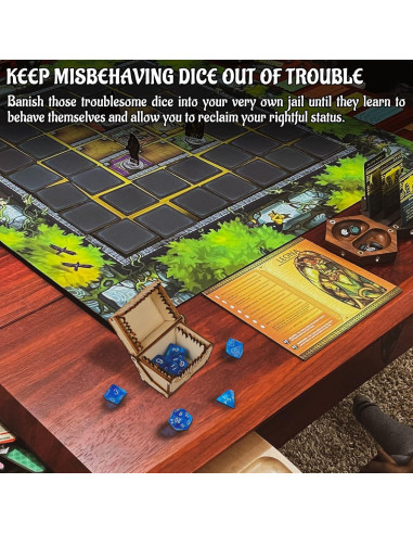 Cárcel de Dados CZYY Mimic 5,58 cm para D&D con Dados