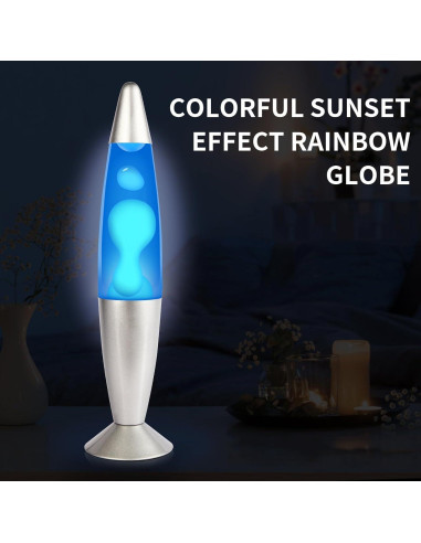 Lámpara Líquida GY 40 cm Luz Nocturna Decorativa