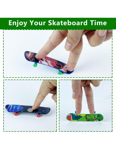 Mini Patinetas de Dedo XIPEGPA 100 Piezas Diversión