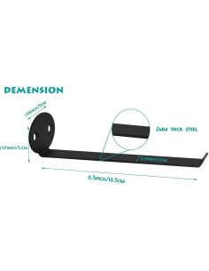 Soporte de Pared para Esteras de Yoga Haocute, 4 Ganchos, 9kg 2