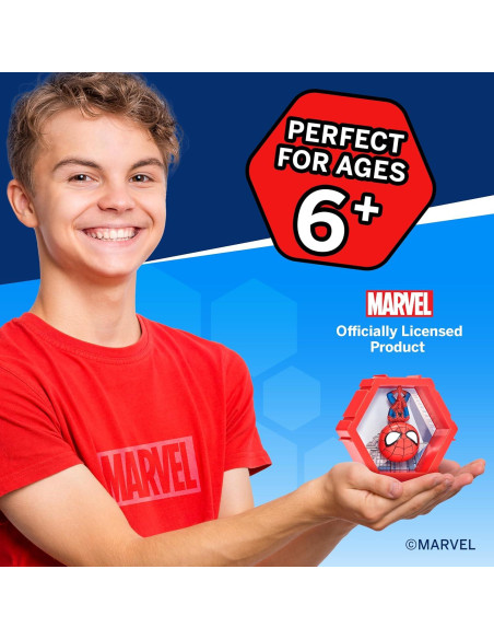 Figura Bobblehead 4D Spiderman WOW! PODS Conectable Figura Bobblehead 4D Spiderman WOW! PODS Conectable
