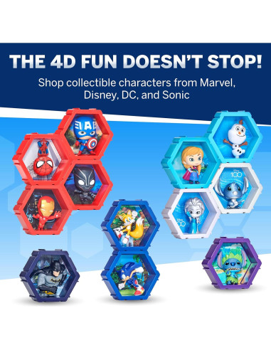 Figura Bobblehead 4D Spiderman WOW! PODS Conectable