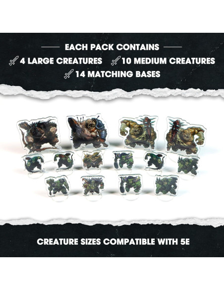 Miniaturas de Rol 1985 Juegos Orcos para D&D 15x12 cm Miniaturas de Rol 1985 Juegos Orcos para D&D 15x12 cm