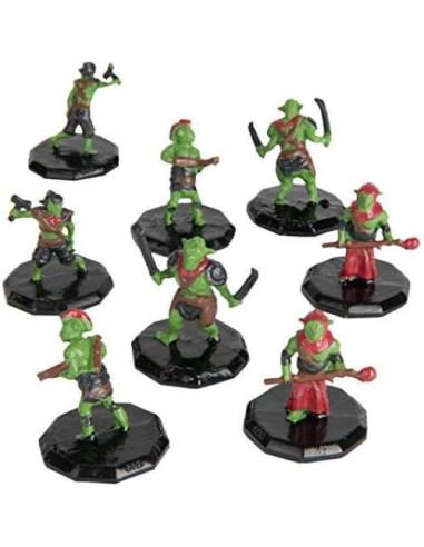 8 Figuras Goblin Pintadas - Monster Protectors - D&D RPG