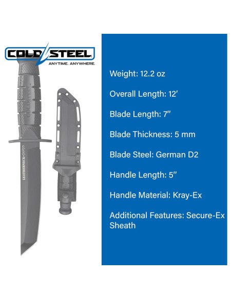 Cuchillo Táctico Cold Steel Leatherneck Tanto 17.15 cm D2 Cuchillo Táctico Cold Steel Leatherneck Tanto 17.15 cm D2