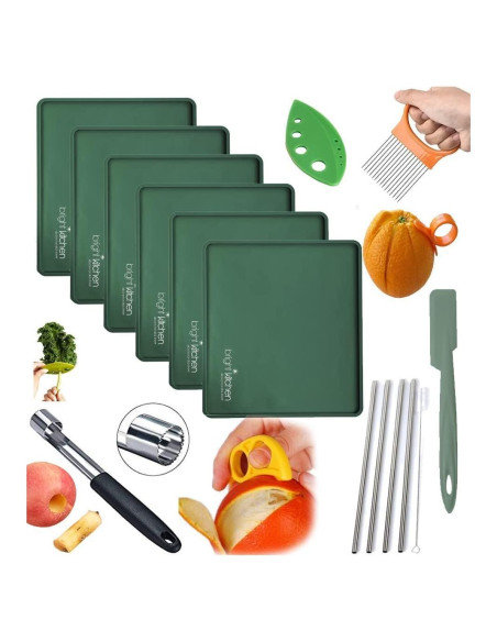 6 Hojas Deshidratadoras Bright Kitchen + Accesorios 6 Hojas Deshidratadoras Bright Kitchen + Accesorios