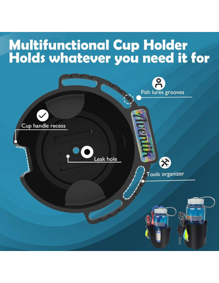 Soporte para Taza AVENTIK EUPHENG Antideslizante Kayak Soporte para Taza AVENTIK EUPHENG Antideslizante Kayak