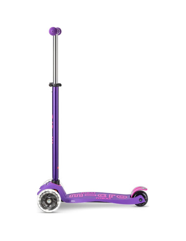 Scooter Micro Maxi Deluxe LED 3 Ruedas para Niños 5-12 Años
