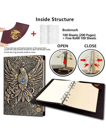 Cuaderno DND Ancient Deer 20.93x14.19cm 100 hojas Cuaderno DND Ancient Deer 20.93x14.19cm 100 hojas