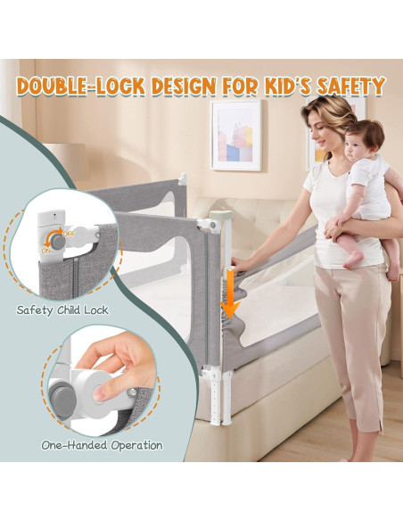 Barandilla de Cama G TALECO GEAR para Niños 1.99m Barandilla de Cama G TALECO GEAR para Niños 1.99m