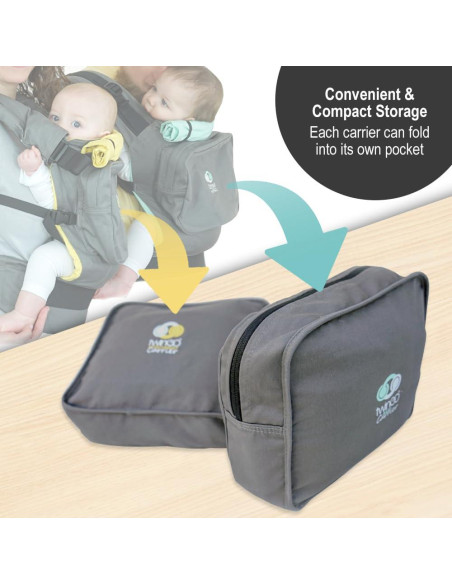 Transportador de Bebés TwinGo Original - Ajustable para Gemelos Transportador de Bebés TwinGo Original - Ajustable para Gemelos