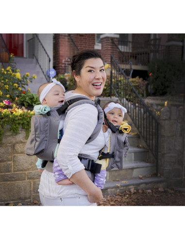 Transportador de Bebés TwinGo Original - Ajustable para Gemelos