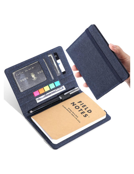 Cubierta de cuaderno impermeable Plinyvel 3.5x5.5" Azul Cubierta de cuaderno impermeable Plinyvel 3.5x5.5" Azul