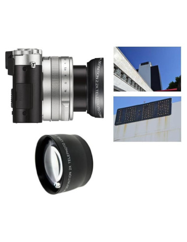 Lente Telefoto Zoom 2.2X 43mm para Cámara Digital Leica D-Lux 7