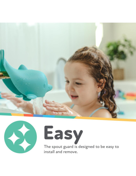 Protector de Grifo de Seguridad Nuby Delfín para Baño Protector de Grifo de Seguridad Nuby Delfín para Baño