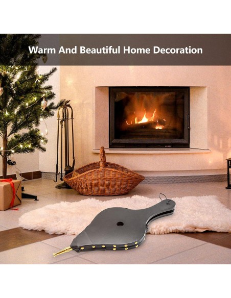 Campana Sopladora de Chimenea Foedo 48x20 cm Negra Campana Sopladora de Chimenea Foedo 48x20 cm Negra