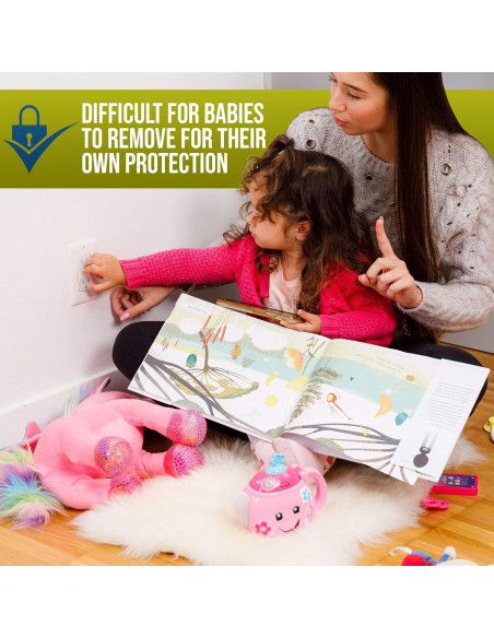 Cubiertas de Enchufe Transparentes Wappa Baby - Paquete de 50 Cubiertas de Enchufe Transparentes Wappa Baby - Paquete de 50