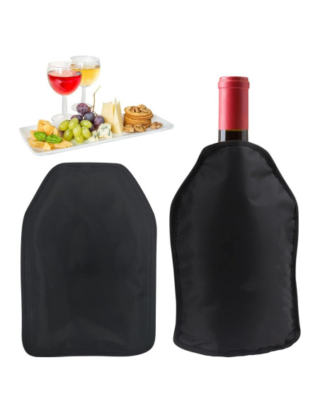 Manga Enfriadora de Vino Icepac 750ml Color Negro Manga Enfriadora de Vino Icepac 750ml Color Negro