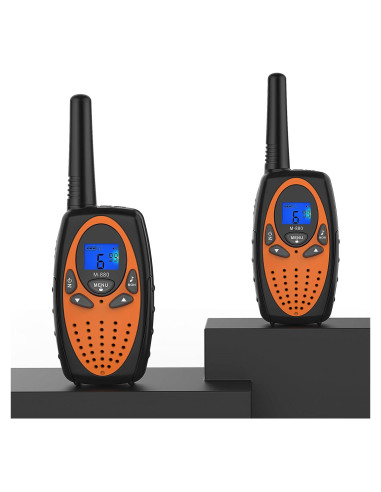Walkie Talkies Topsung M880 Naranja 8 km 22 Canales VOX