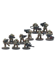 Guerreros de Acero Mantic Games - Miniaturas 10 Piezas
