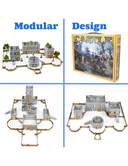 Conjunto de Castillo DCD - 168 Piezas para DND y RPGs Conjunto de Castillo DCD - 168 Piezas para DND y RPGs