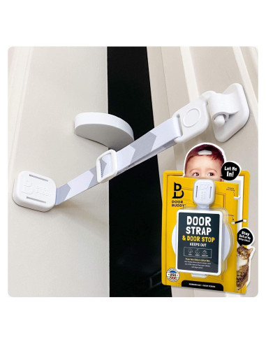 Puerta Buddy Correa Ajustable para Gatos y Bebés 25.4x15.2cm