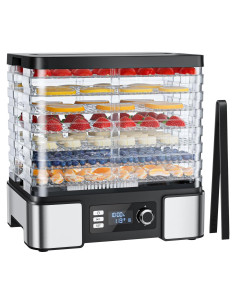 Deshidratador de Alimentos TINANA 7 Estantes 400W Acero Inoxidable