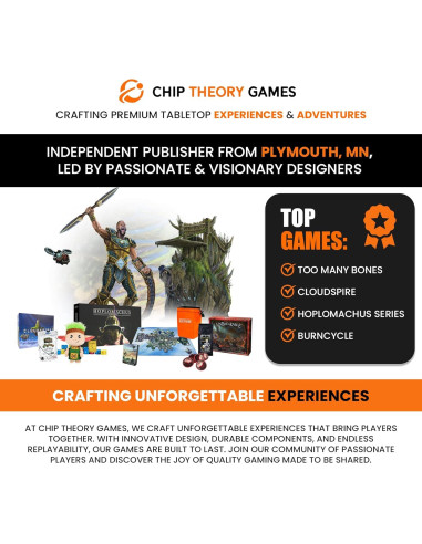 Expansión Demasiados Huesos Chip Theory 40 Cuevas RPG