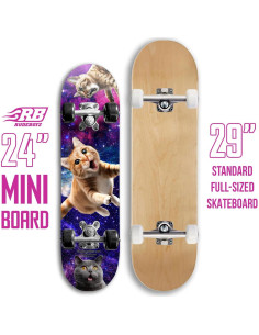 Skateboard Mini Cruiser Rude Boyz 60 cm para Niños 2