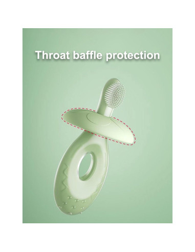 Cepillo de Dientes y Mordedor BOVELLA Verde para Bebés